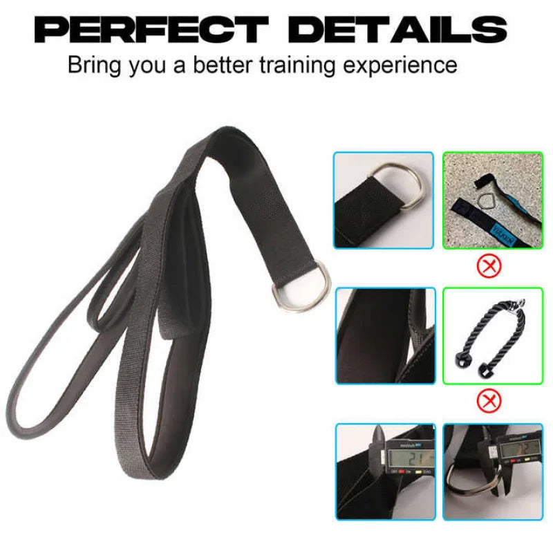 Fitness Tricep Rope Pull down Workout Tricep Rope Cable Biceps Pulley Crunche Activating More Muscle Fibers Bicep Strap