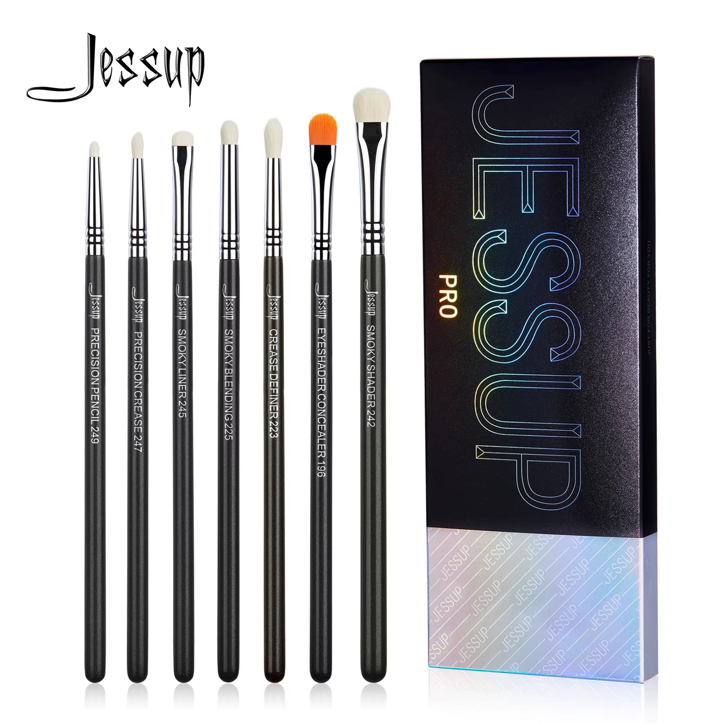 Eyeshadow Brush Set Eye Makeup Brushes Set Synthetic Blending Shader Crease Smoky Concealer Pencil T334