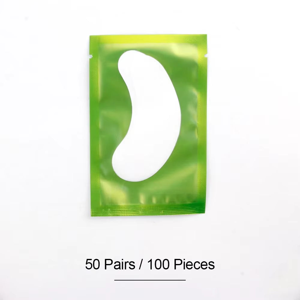 50/100Pairs Eyelashes for Eyelash Extensions Eye Pads Pillows Disposable Patch under Lash Tips Lint Free Sticker Wraps Makeup