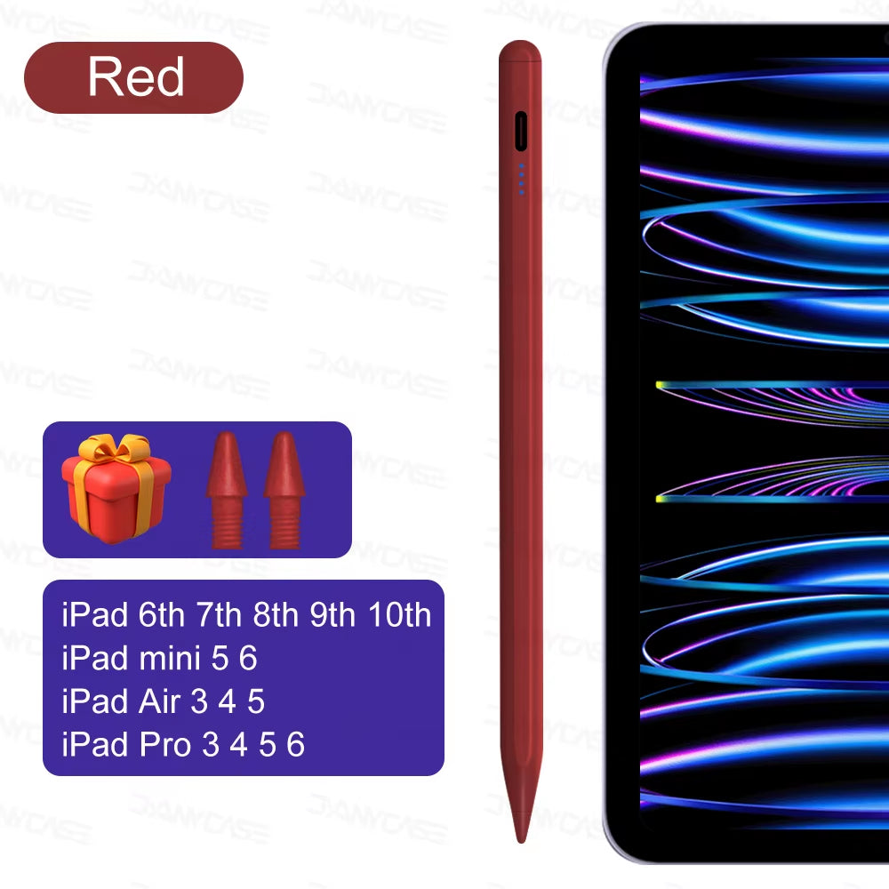 For Ipad Pencil 2025 M3 Stylus Pen for Air 6 M2 Pro M4 with Palm Rejection Tilt for Ipad Pro 11 12.9 13 7/8/9/10/11Th Mini 5 6 7