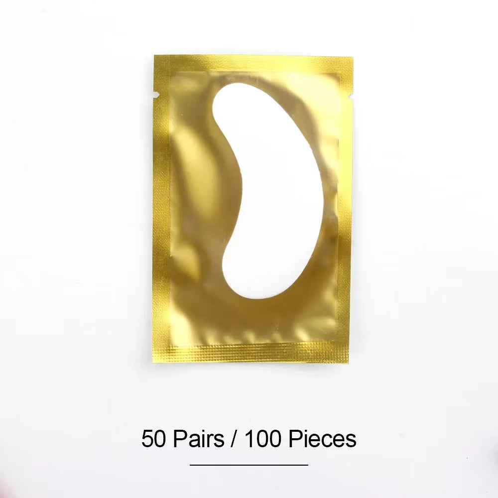 50/100Pairs Eyelashes for Eyelash Extensions Eye Pads Pillows Disposable Patch under Lash Tips Lint Free Sticker Wraps Makeup