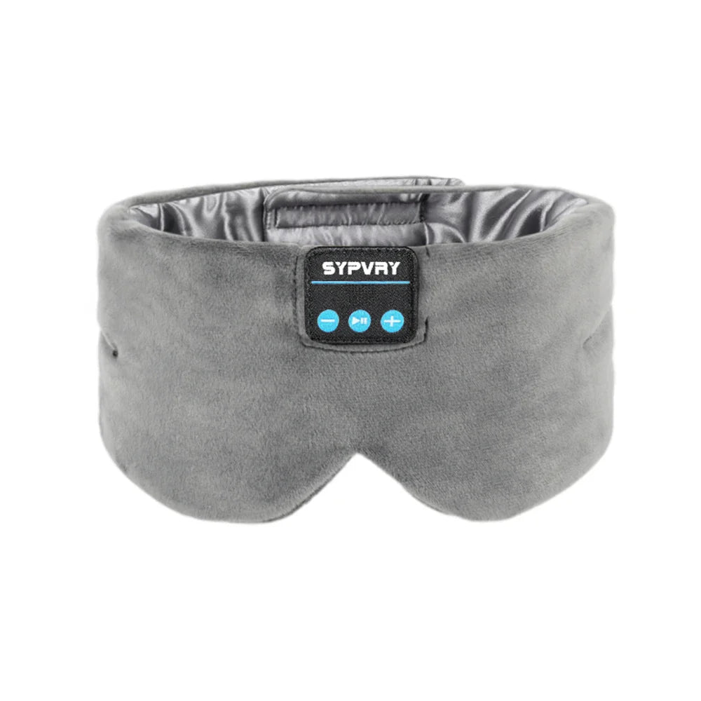 Sleeping Headphones Bluetooth Eye Mask for Women Men, Wireless Music Blackout Masks for Side Sleepers Insomnia Travel Gift