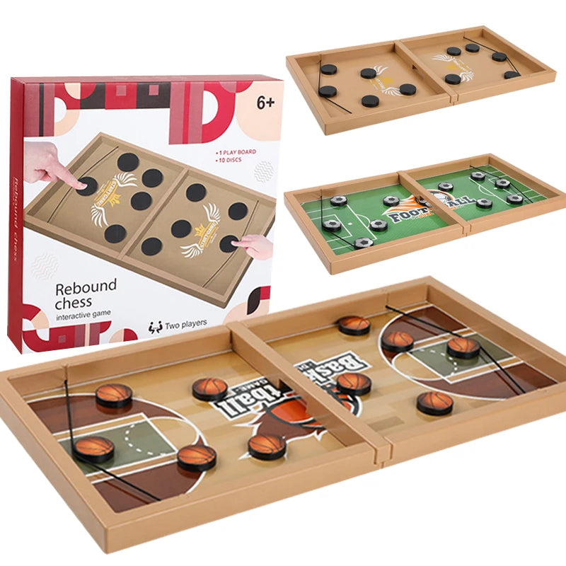 Foosball Winner Games Table Hockey Game Catapult Chess Parent-Child Interactive Toy Fast Sling Puck Board Game Toys for Children