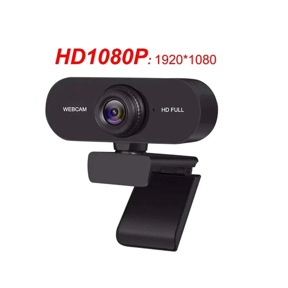2K 1080P 720P 480P HD Webcam for Desktop Laptop Computer Mini USB Web Camera with Microphones Web Cam Cover for Youtube Skype