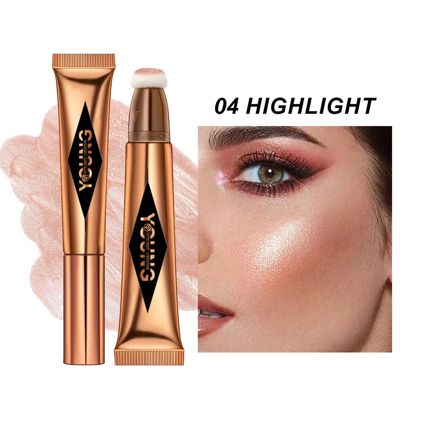 Air Cushion, Powder Blusher, High Gloss Stick, Makeup Liquid, Rouge, 6 Colors Optional