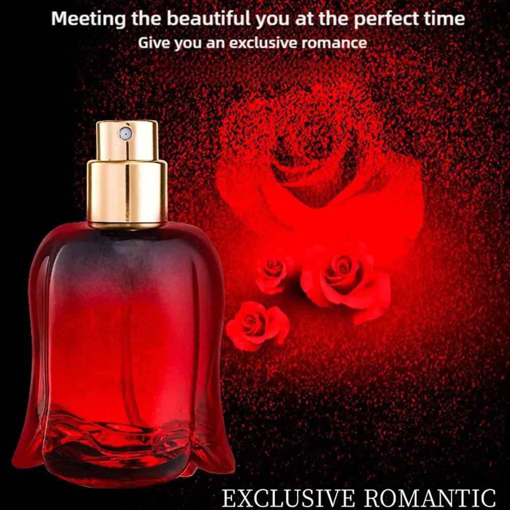 Rose Pheromone Perfume Long-Lasting Floral Scent Body Spray for Women Enhance Elegance Charm Perfect for Daily Wear and Dating