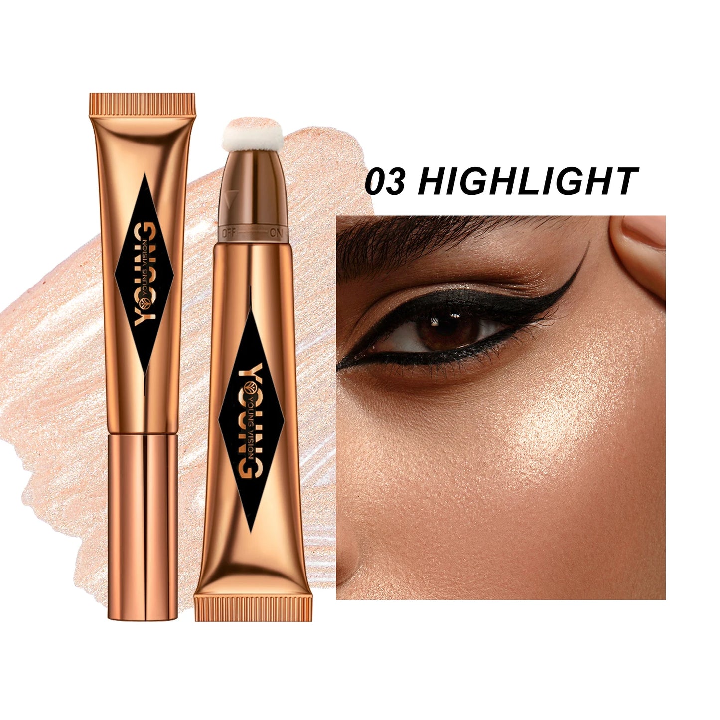 Air Cushion, Powder Blusher, High Gloss Stick, Makeup Liquid, Rouge, 6 Colors Optional