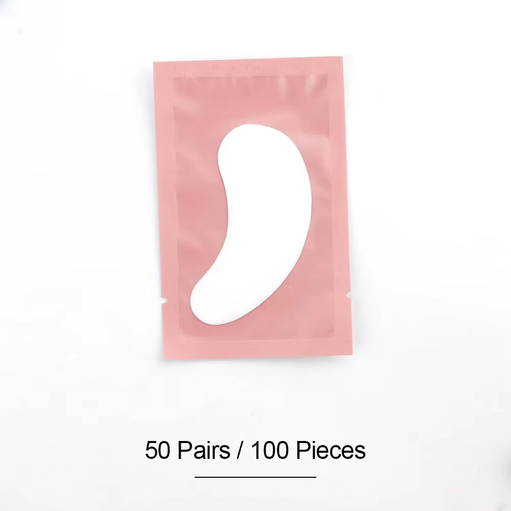 50/100Pairs Eyelashes for Eyelash Extensions Eye Pads Pillows Disposable Patch under Lash Tips Lint Free Sticker Wraps Makeup