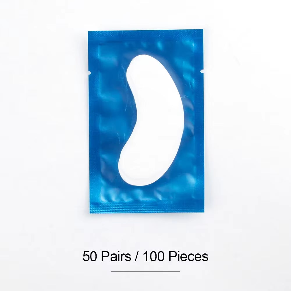 50/100Pairs Eyelashes for Eyelash Extensions Eye Pads Pillows Disposable Patch under Lash Tips Lint Free Sticker Wraps Makeup
