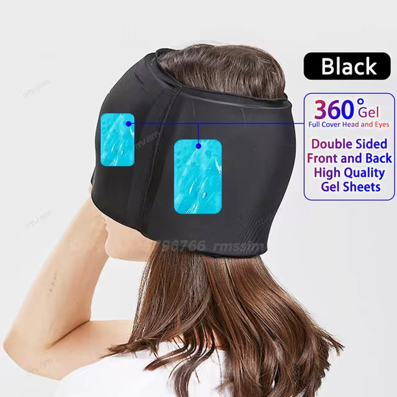 Sleep Mask Comfortable Hot Cold Therapy Ice Cap Sleeping Eye Mask Eyeshade Cover Shade Eyes Relax Enlarged Eye Patch Women Men
