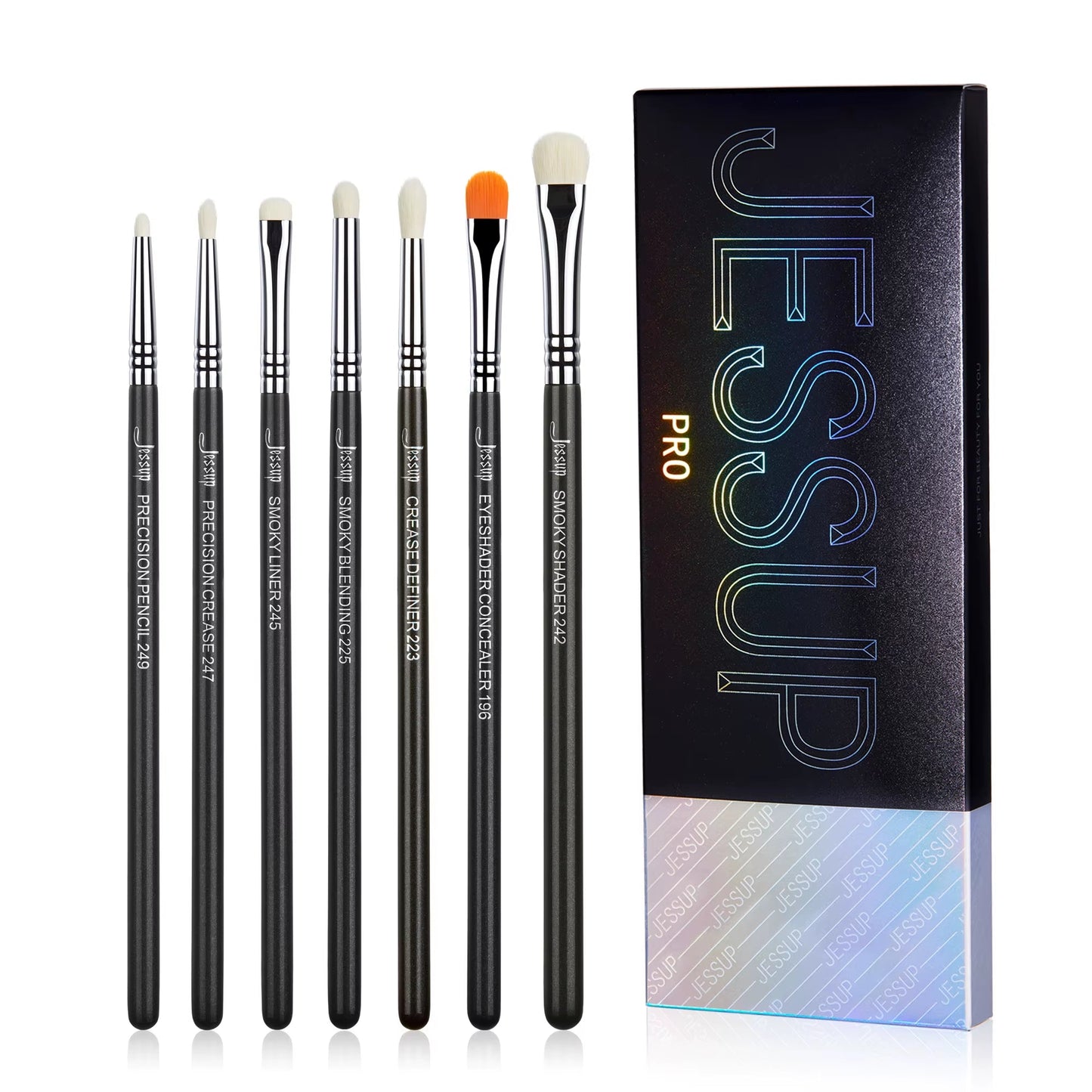 Eyeshadow Brush Set Eye Makeup Brushes Set Synthetic Blending Shader Crease Smoky Concealer Pencil T334