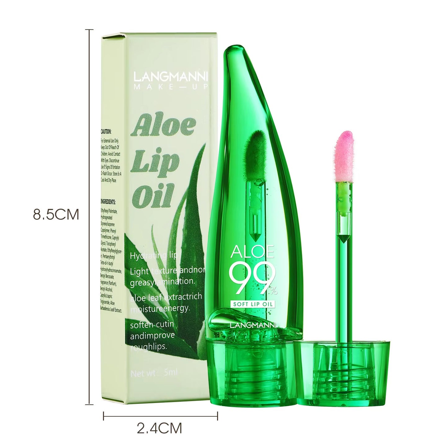 Natural Aloe Lipstick Lip Moisturizing Nourish Waterproof Color Lip Tint Long Durable Gloss Changeable Color Lip Oil Lip Balm