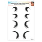 1PC Hair Tattoo Stickers Creating the Seriously Real Baby Hairs Temporary Hairline Sticker Curly Template Hair Edge Tattoo Stick