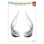 1PC Hair Tattoo Stickers Creating the Seriously Real Baby Hairs Temporary Hairline Sticker Curly Template Hair Edge Tattoo Stick