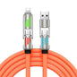4 in 1 Multi Connectors Charger Rotating Elbow USB to Type-C 1.2M Mobile Phone 240W Fast Charging Silicone Cable Data Transfer