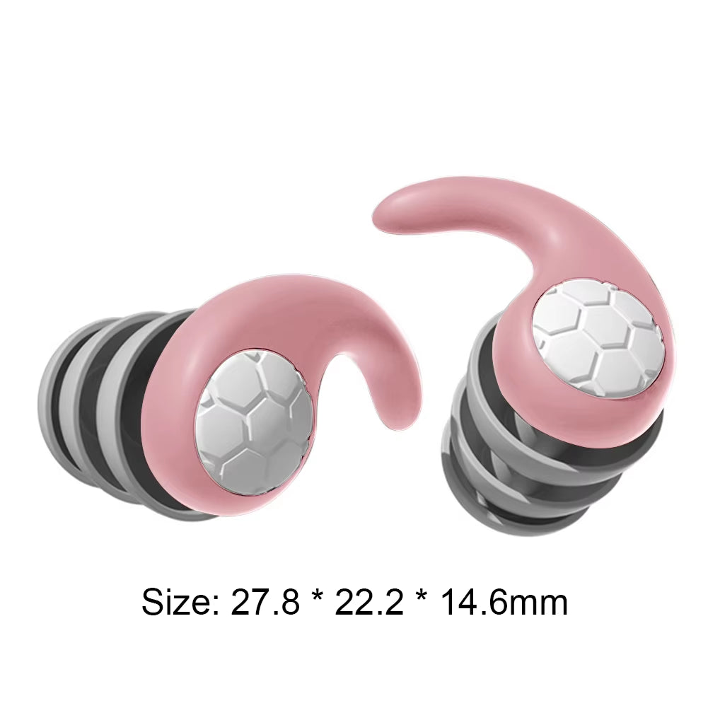 Silicone Earplugs Waterproof Swimming Ear Plugs Noise Reduction Ear Protector for Sleeping Diving Soft Nano Silica Gel Earplug