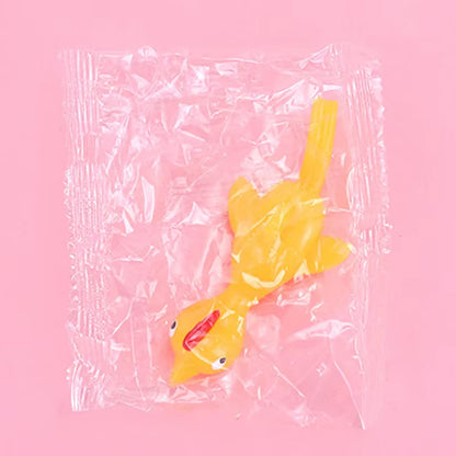 10/20/50Pcs Catapulted Ejection Chicken Toys Light Rubber Finger Prank Flying Toy Sticky Decompression Toy Birthday Party Favors