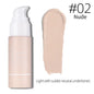 Liquid Foundation Cream for Face Concealer Oil Control Waterproof High Coverage Makeup Long-Lasting Natural Facial Cosmetics