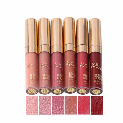 Velvet Matte Lip Gloss 6 Pcs Set