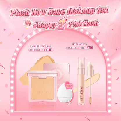 2 Anniversary Full Makeup Sets Waterproof Liquid Lipstick Face Concealer Eyeshadow Palette Mascara Eyebrow Cosmetics