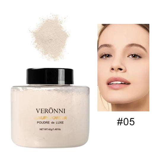 Banana Shaped Loose Powder Can Reduce Pores and Fine Lines, with a Long-Lasting Matte Effect and Natural Facial Makeup Powder