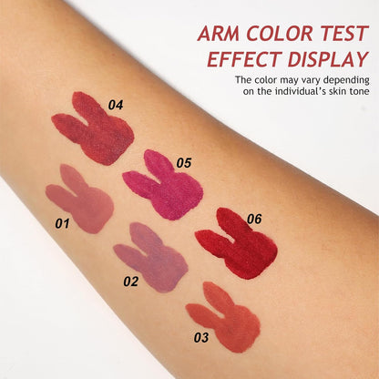 6 PCS Matte Liquid Lipstick Lipgloss Set - Matte Liquid Lipstick Lip Stain Long Lasting Lip Gloss Plumper Lip Makeup Non-Fade Lip Gloss for Women Girls
