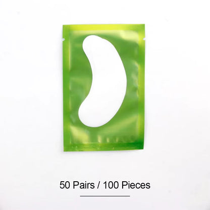 50/100Pairs Eyelashes for Eyelash Extensions Eye Pads Pillows Disposable Patch under Lash Tips Lint Free Sticker Wraps Makeup