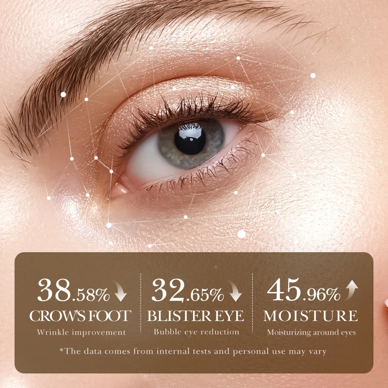 24Kgold Hyaluronic Acid Eye Cream Firming Fading Fine Lines Anti-Dark Circle Cream Hydrating Nourishing Eye Care