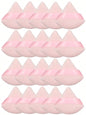 50Pcs/20Pcs/10Pcs/6Pcs Triangle Flocked Cosmetic Makeup Sponges, Soft & Fluffy, Suitable for Face & Body Powder Puffs