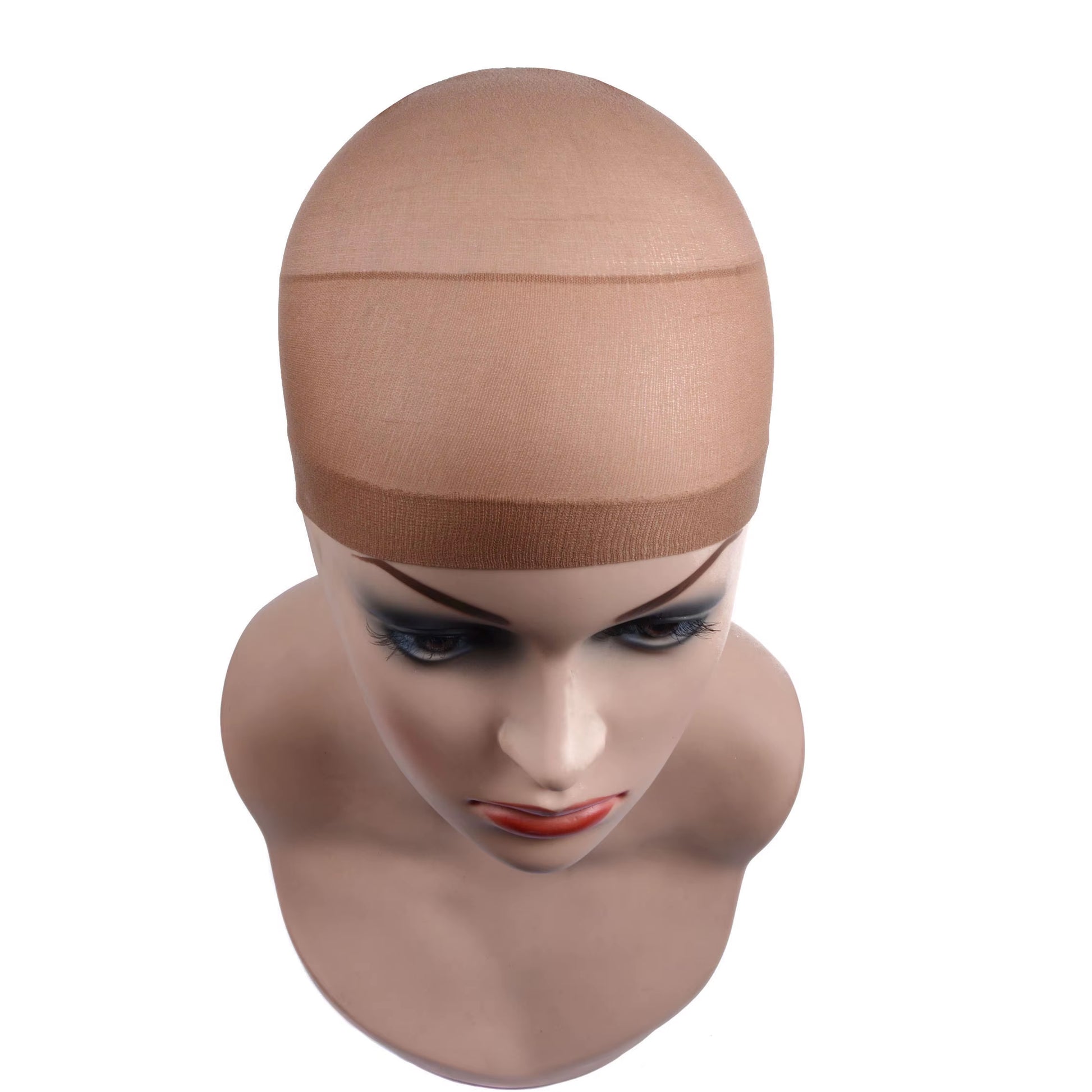 2 Pcs/ Pack Wig Caps Hair Nets Weave Hairnets Wig Nets Stretch Mesh Caps Stocking Caps for Making Wigs Free Size