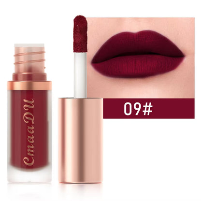 1Pcs Waterproof Matte Velvet Lip Glaze Moisturizing Long Lasting Non-Stick Cup Not Easy to Fade Lip Gloss Lipstick Makeup