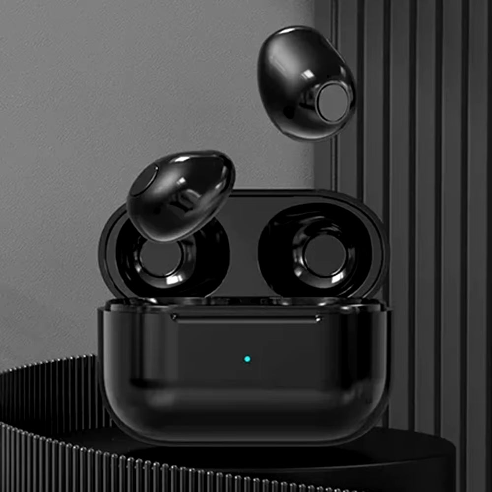 Invisible Earphones Mini Headphones Bluetooth TWS Wireless Sleepwith Microphone HD Call Semi-In-Ear Earbuds Noise Reduction