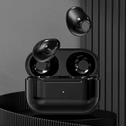 Invisible Earphones Mini Headphones Bluetooth TWS Wireless Sleepwith Microphone HD Call Semi-In-Ear Earbuds Noise Reduction