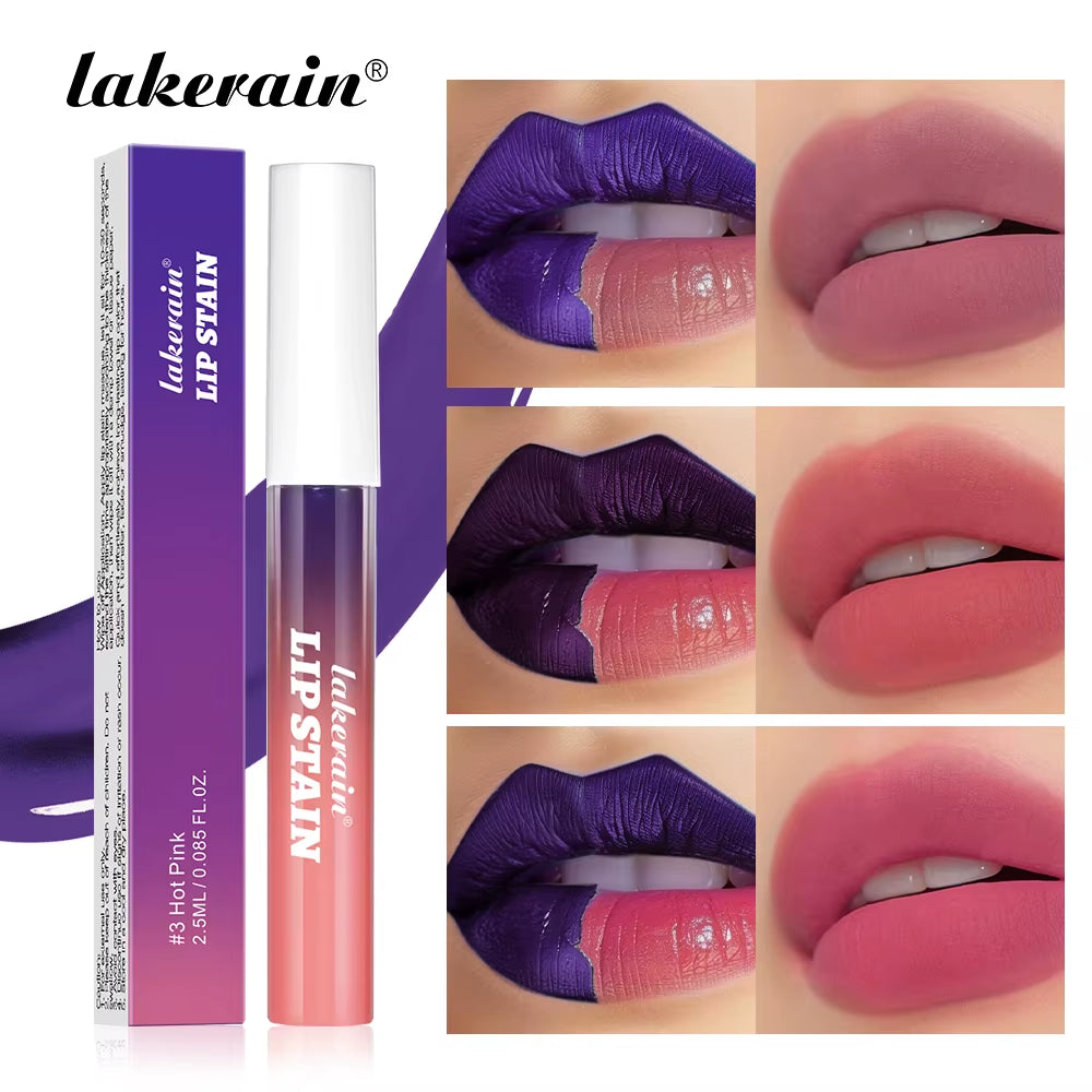 Blading Lip Gloss Peel and Stick Set Long-Lasting Waterproof Pink Lip Gloss Transfer Resistant Natural Lip Gloss for Women