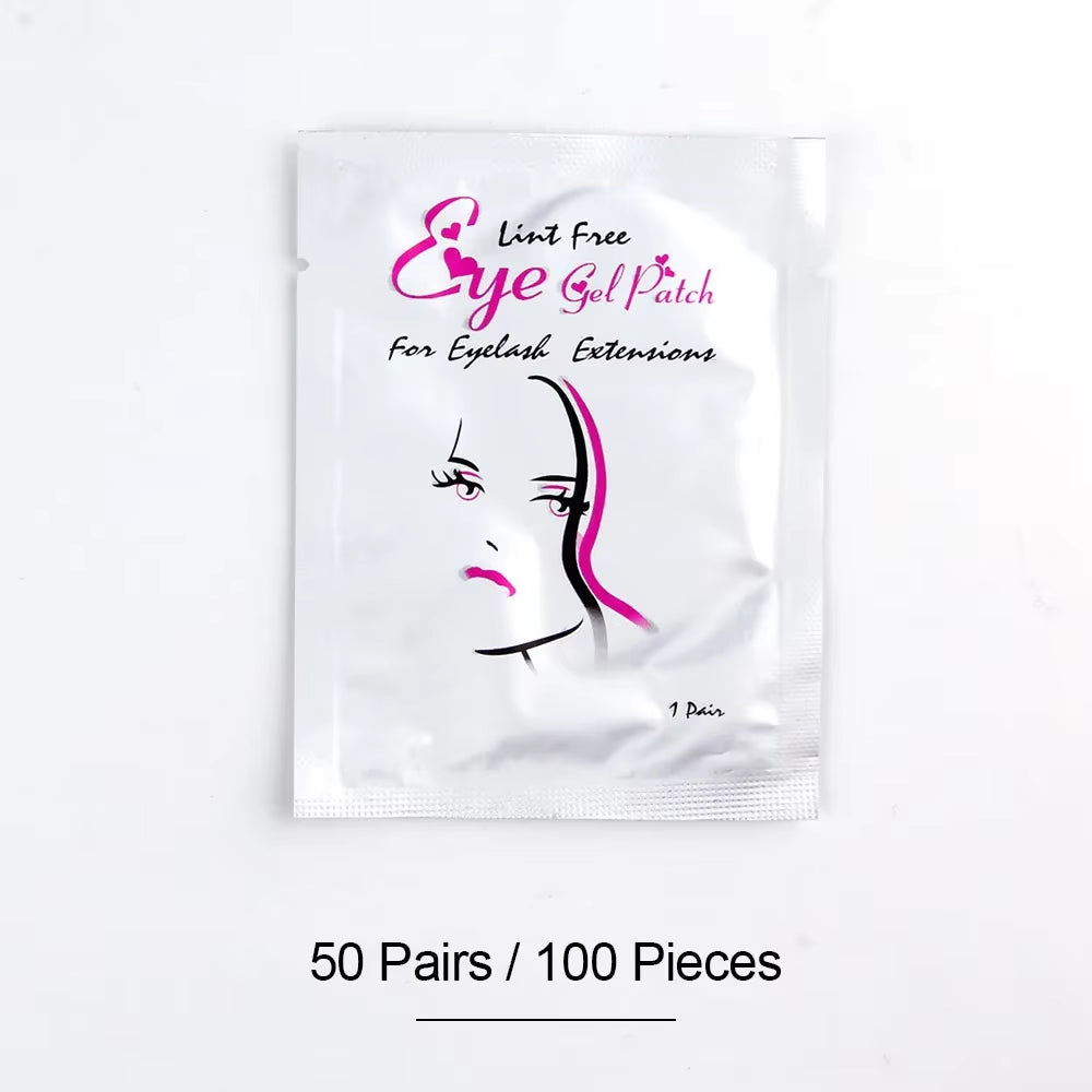 50/100Pairs Eyelashes for Eyelash Extensions Eye Pads Pillows Disposable Patch under Lash Tips Lint Free Sticker Wraps Makeup