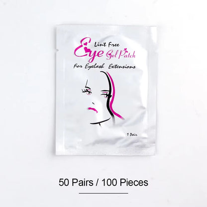 50/100Pairs Eyelashes for Eyelash Extensions Eye Pads Pillows Disposable Patch under Lash Tips Lint Free Sticker Wraps Makeup
