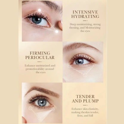 24Kgold Hyaluronic Acid Eye Cream Firming Fading Fine Lines Anti-Dark Circle Cream Hydrating Nourishing Eye Care