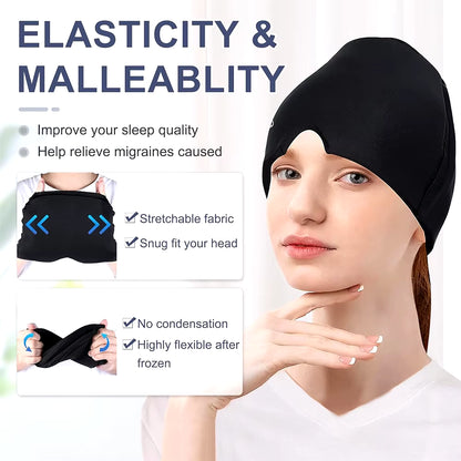 Sleep Mask Comfortable Hot Cold Therapy Ice Cap Sleeping Eye Mask Eyeshade Cover Shade Eyes Relax Enlarged Eye Patch Women Men