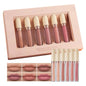 Velvet Matte Lip Gloss 6 Pcs Set