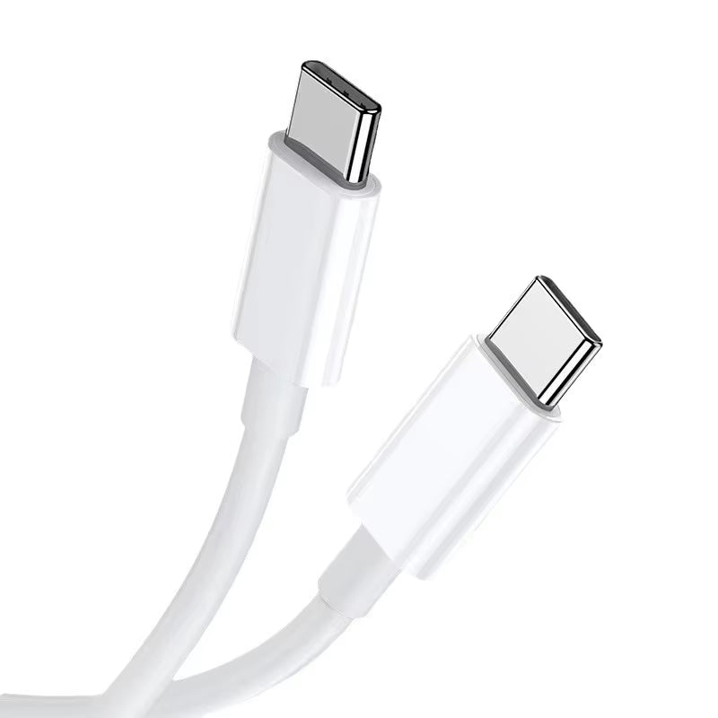 20/50/100Pcs 1M Type C to Type C Usb-C Cable 2A Quick Charging PD Cables for Galaxy S20 S21 Note 10 Xiaomi Huawei IP12~14 Series