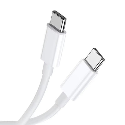 20/50/100Pcs 1M Type C to Type C Usb-C Cable 2A Quick Charging PD Cables for Galaxy S20 S21 Note 10 Xiaomi Huawei IP12~14 Series