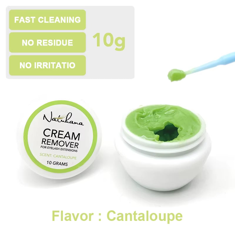 NATUHANA Eyelash Glue Remover Quick Unloading Adhesive Professional Cream Remover for Eyeslashes De Pestaña Makeup Tools