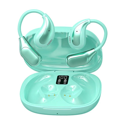 OWS Wireless Bluetooth Headphones HiFi Music Earphone Sport Waterproof Headsets With Mic Earbuds Comfortable wear,freeshippings