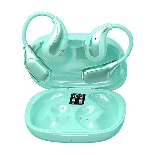 OWS Wireless Bluetooth Headphones HiFi Music Earphone Sport Waterproof Headsets With Mic Earbuds Comfortable wear,freeshippings