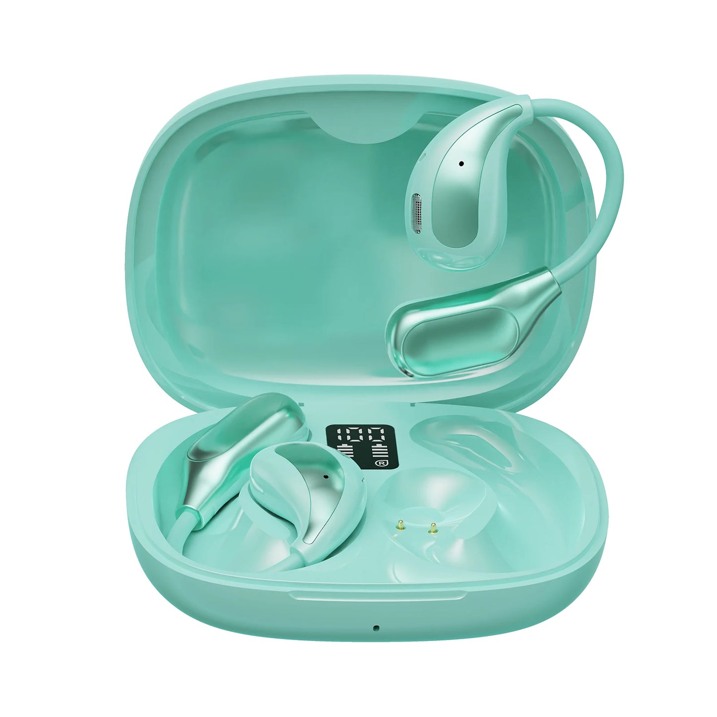 OWS Wireless Bluetooth Headphones HiFi Music Earphone Sport Waterproof Headsets With Mic Earbuds Comfortable wear,freeshippings
