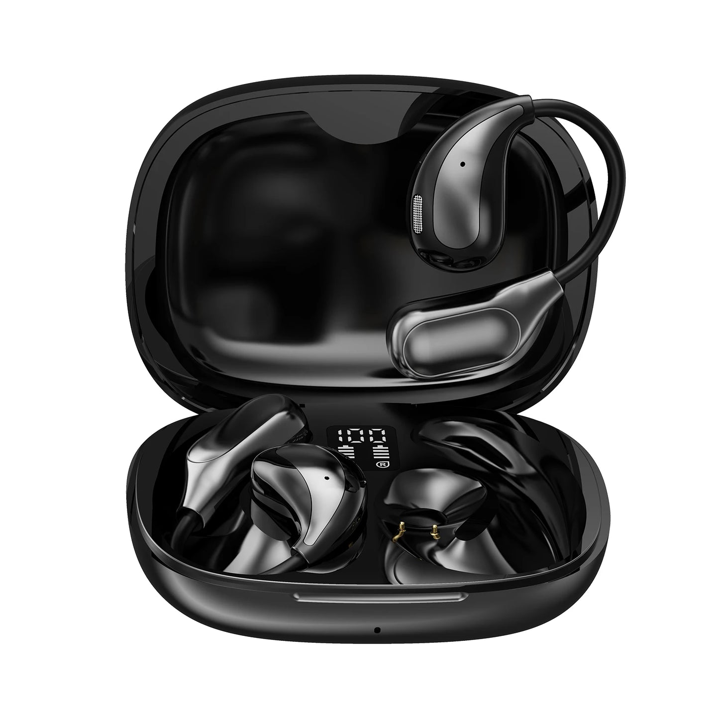 OWS Wireless Bluetooth Headphones HiFi Music Earphone Sport Waterproof Headsets With Mic Earbuds Comfortable wear,freeshippings