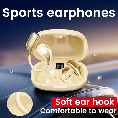 OWS Wireless Bluetooth Headphones HiFi Music Earphone Sport Waterproof Headsets With Mic Earbuds Comfortable wear,freeshippings