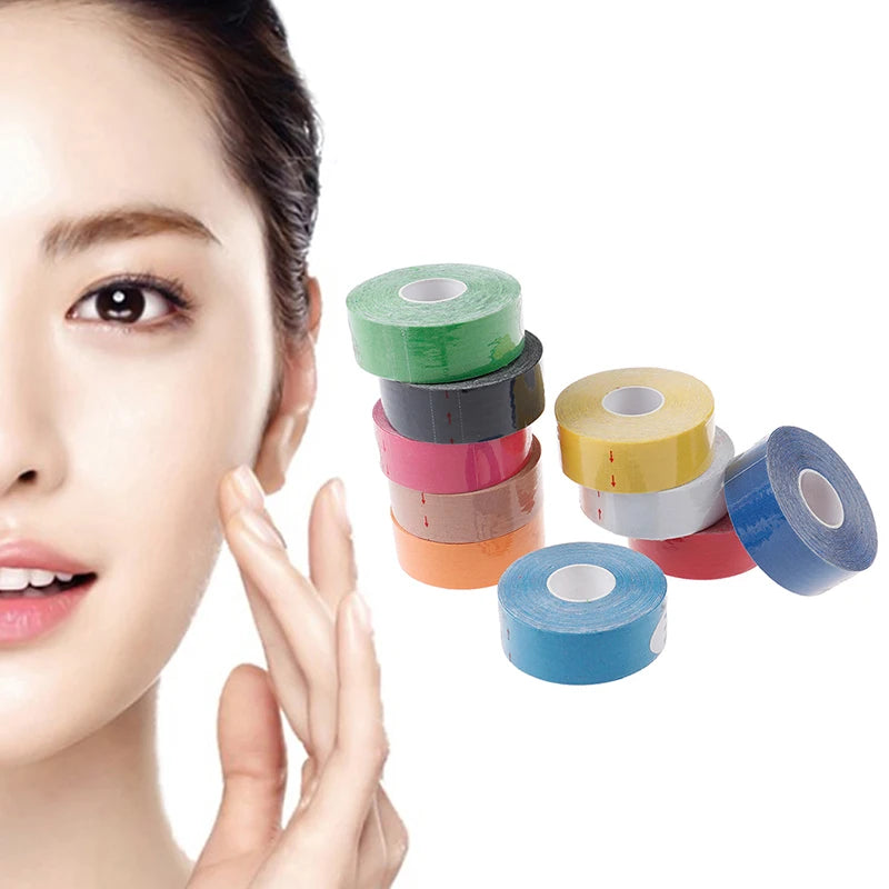 2.5CM*5M Kinesiology Tape for Face V Line Neck Eyes Lifting Wrinkle Remover Sticker Facial Skin Care Tools