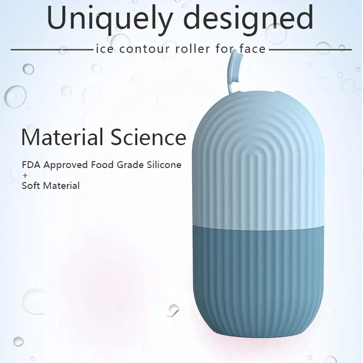 Face Beauty Massage Silicone Face Ice Cube Face Ice Cube Beauty Products Face Ice Massage Roller Capsule Face Ice Mold