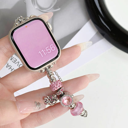 Jewelry Strap for  Watch 10 Band 46Mm 42Mm 41Mm 45Mm 44Mm 38/40Mm Women Bling Metal Bracelet Iwatch Series 9 8 7 6 SE Ultra